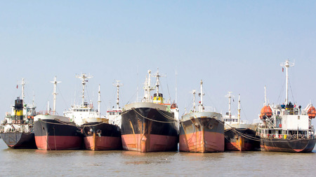 Large seven ships