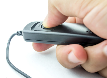 Hand with shutter switch for Camera
