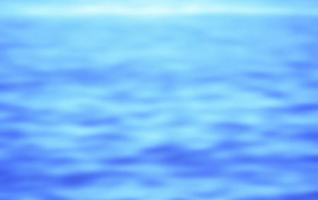 Blurred background with blue waterの写真素材