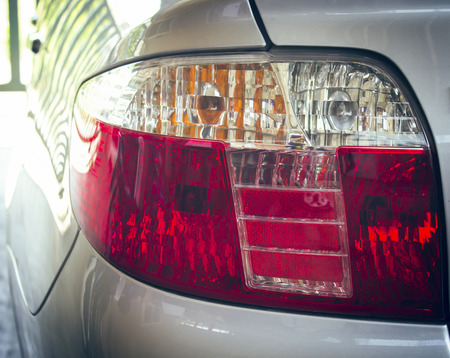 car rear is red lamp