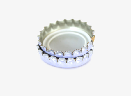 Bottle Cap isolated on White Backgroundの写真素材