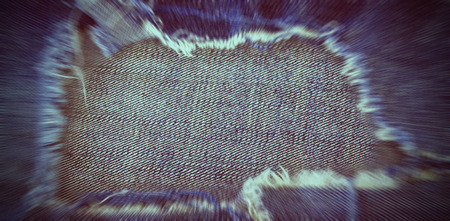 torn jeans texture with space for text,Image Zoom is retro styleの写真素材