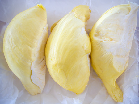 King of fruits is durian colour goldenの写真素材