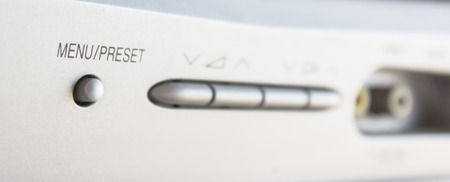 Input buttons on television controlの写真素材