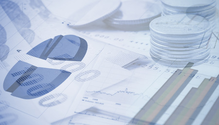 Work is document Chart, Business, Graphの写真素材