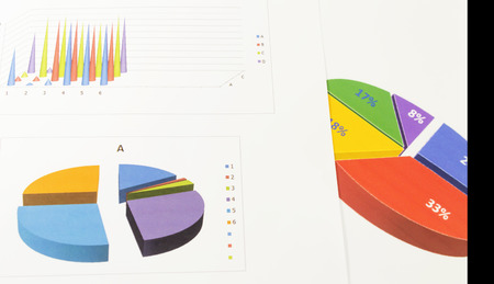 Work is document Chart, Business, Graphの写真素材
