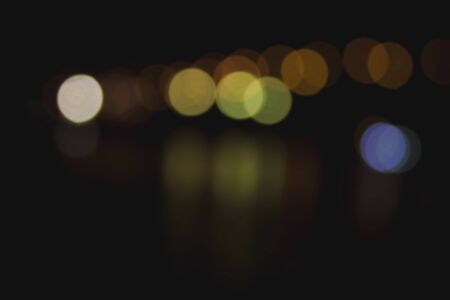 Bokeh light caused by abstract objectsの写真素材