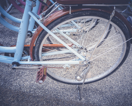 Rear wheel of the bicycle