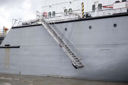 Ship gangway accommodation ladderの写真素材
