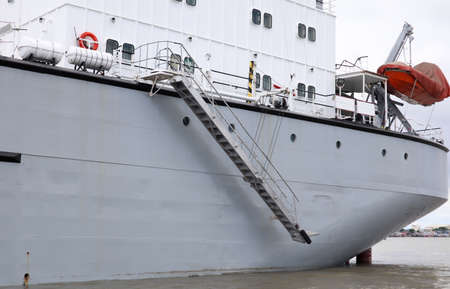 Ship gangway accommodation ladderの写真素材