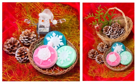 Handmade Soap - Christmas  giftsの写真素材