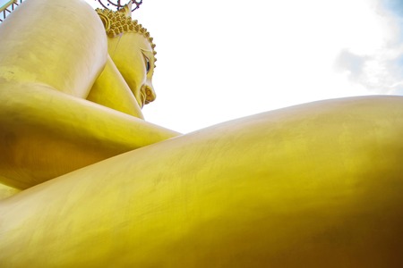 Sakayamuni Kotama Buddha the big buddha at Ubonratchathani,Thailand.の写真素材