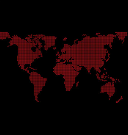 dotted worldmapのイラスト素材