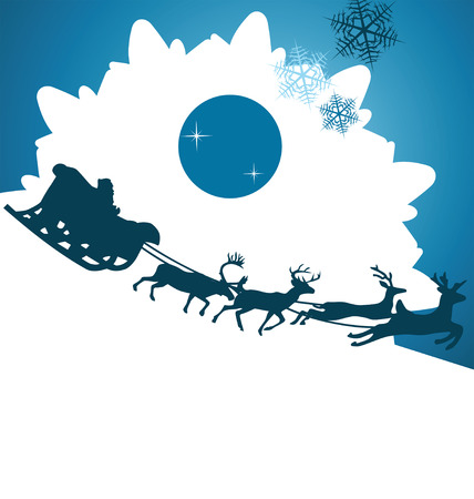 santa claus backgroundのイラスト素材