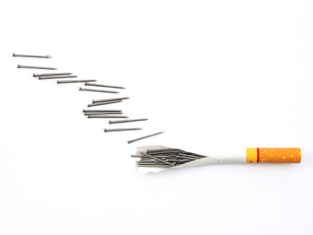 Smoking is dangerの写真素材