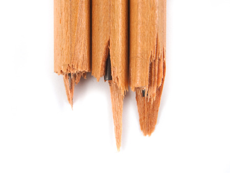Broken pencil macroの写真素材