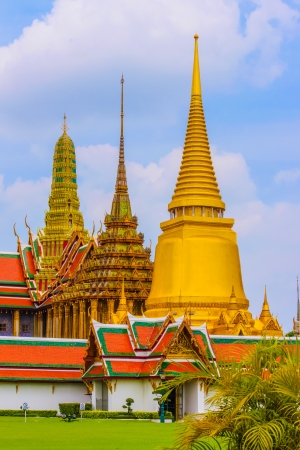 Wat Phrakaew at the Grand Royal Palace Bangkokのeditorial素材