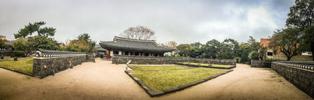 Jeju Mokgwana, the oldest remaining building in Jeju for former central government office where the Joseon Period Magistrate of Jeju from 1392 to 1910のeditorial素材