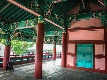 Jeju Mokgwana, the oldest remaining building in Jeju for former central government office where the Joseon Period Magistrate of Jeju from 1392 to 1910のeditorial素材