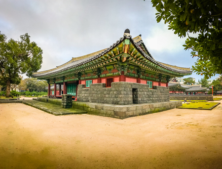 Jeju Mokgwana, the oldest remaining building in Jeju for former central government office where the Joseon Period Magistrate of Jeju from 1392 to 1910のeditorial素材