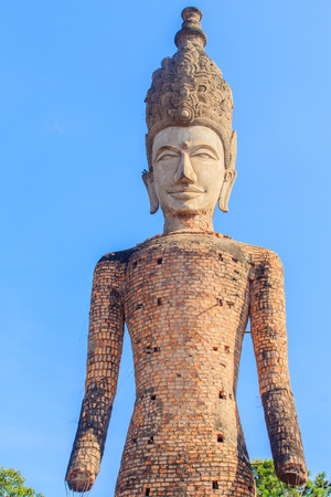 Sala Keoku, the park of giant fantastic concrete sculptures inspired by Buddhism and Hinduism. It is located in Nong Khai, Thailandのeditorial素材