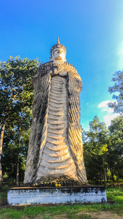 Sala Keoku, the park of giant fantastic concrete sculptures inspired by Buddhism and Hinduism. It is located in Nong Khai, Thailandのeditorial素材
