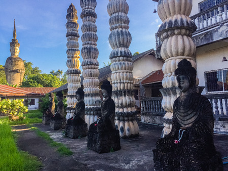 Sala Keoku, the park of giant fantastic concrete sculptures inspired by Buddhism and Hinduism. It is located in Nong Khai, Thailandのeditorial素材