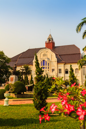 Beautiful Landscape and Architecture of Phra Ramratchaniwet Palace (Wang Ban Peun), former the king Rama 5 palace, one of the main public tourist attractions in Phetchaburi, Thailandのeditorial素材