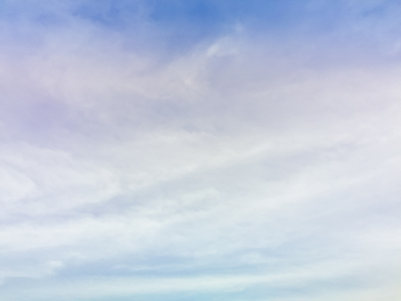 Clear blue sky in the morning with cloudy as a background wallpaper, pastel sky wallpaperの写真素材
