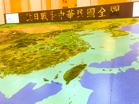 Taipei City, Taiwan - November 22, 2016: The National Chiang Kai-shek Memorial Hall is a national monument, landmark and tourist attraction erected in memory of Chiang Kai-shek, former President of the Republic of China. It is located in Zhongzheng Distriのeditorial素材