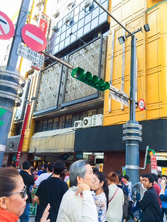 Taipei City, Taiwan - November 22, 2016: Ximending is the source of Taiwan's fashion, subculture, and Japanese culture. Ximending has a host of clubs and pubs in the surrounding area.のeditorial素材