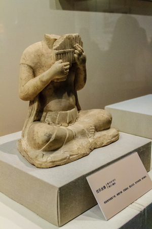 ShenZhen, China - November 15, 2014: Shenzhen museum has kept perfecting treasures with full and accurate materials tell visitors the 6,000 years of history of development process in Shenzhen region.のeditorial素材