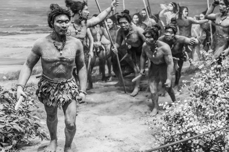 ShenZhen, China - November 15, 2014: Shenzhen museum has kept perfecting treasures with full and accurate materials tell visitors the 6,000 years of history of development process in Shenzhen region.のeditorial素材