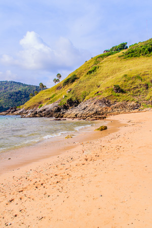 Beatiful View of Yanui Beach nearby Promthep cape, the most beautiful sunset viewpoint in Phuket, Thailand.の写真素材