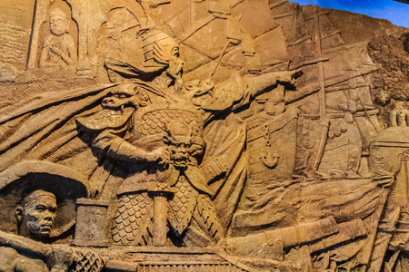ShenZhen, China - November 15, 2014: Shenzhen museum has kept perfecting treasures with full and accurate materials tell visitors the 6,000 years of history of development process in Shenzhen region.の写真素材