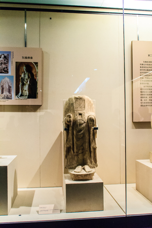 ShenZhen, China - November 15, 2014: Shenzhen museum has kept perfecting treasures with full and accurate materials tell visitors the 6,000 years of history of development process in Shenzhen region.のeditorial素材