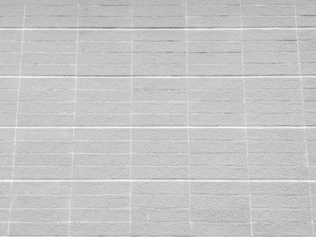Gray tiles, wall clean condition with the geometric line.