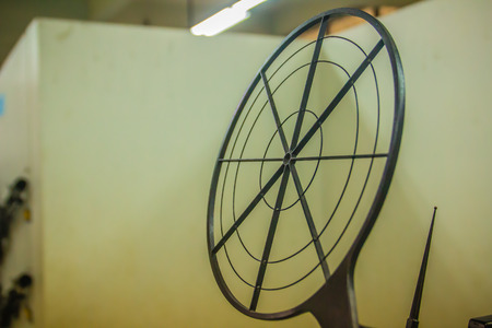 Vintage old 20 mm anti-aircraft Madsen machine cannon, was produced by the Danish company. 20-mm Madsen automatic guns were mostly used as anti-aircraft guns.の写真素材