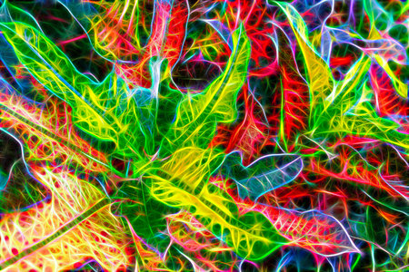Holographic abstract background with bright colors and midtones. Holographic wrinkled abstract...