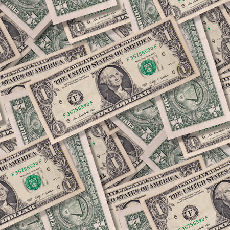 one-dollar bills, seamless background, High-resolution seamless texture