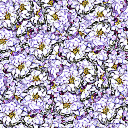 seamless abstract flower background. fabric textile pattern, for design and creativity