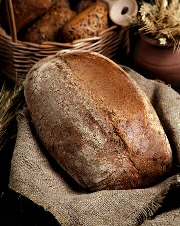 loaf of bread with whole-wheat flour