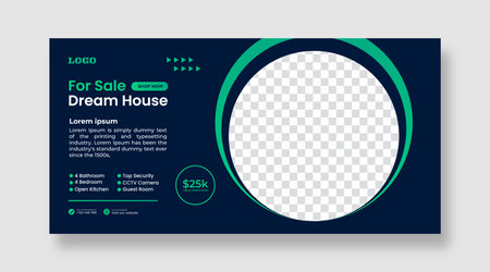 Set of Editable minimal social media banner template. Suitable for social media posts advertising, announcement, brochure, and web internet ads. Furniture sale poster, homeのイラスト素材