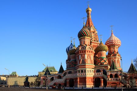 St Basil's Cathedral, red Square, Moscow, Russia