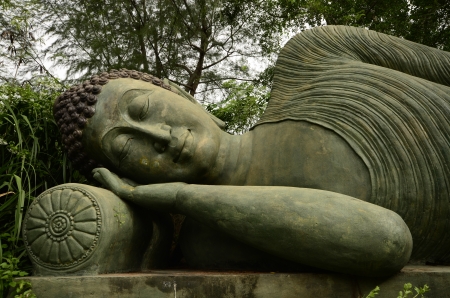 Reclining Buddha Imageの写真素材
