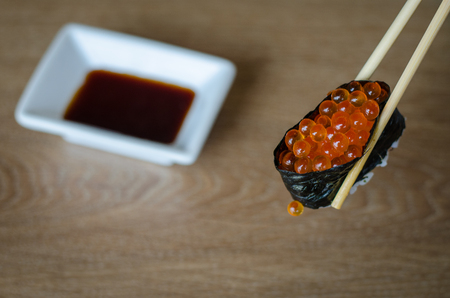 Sushi salmonの写真素材