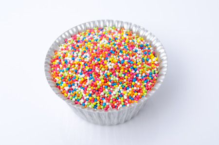 sweet sugar spreading pastry decorationの写真素材