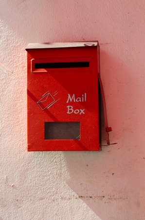 Red Mail boxの写真素材
