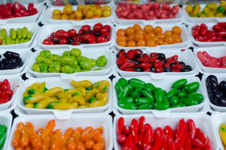 Thailand ball plated dessert. Made with green beansの写真素材