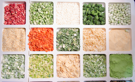 different varieties of ingredientsの写真素材